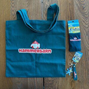 NEW Bluey Hammerbarn Tote Bag Socks and Key Ring Bundle Bunnings Exclusive Rare